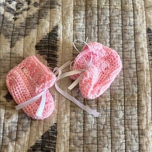 Handmade Baby Girl Booties